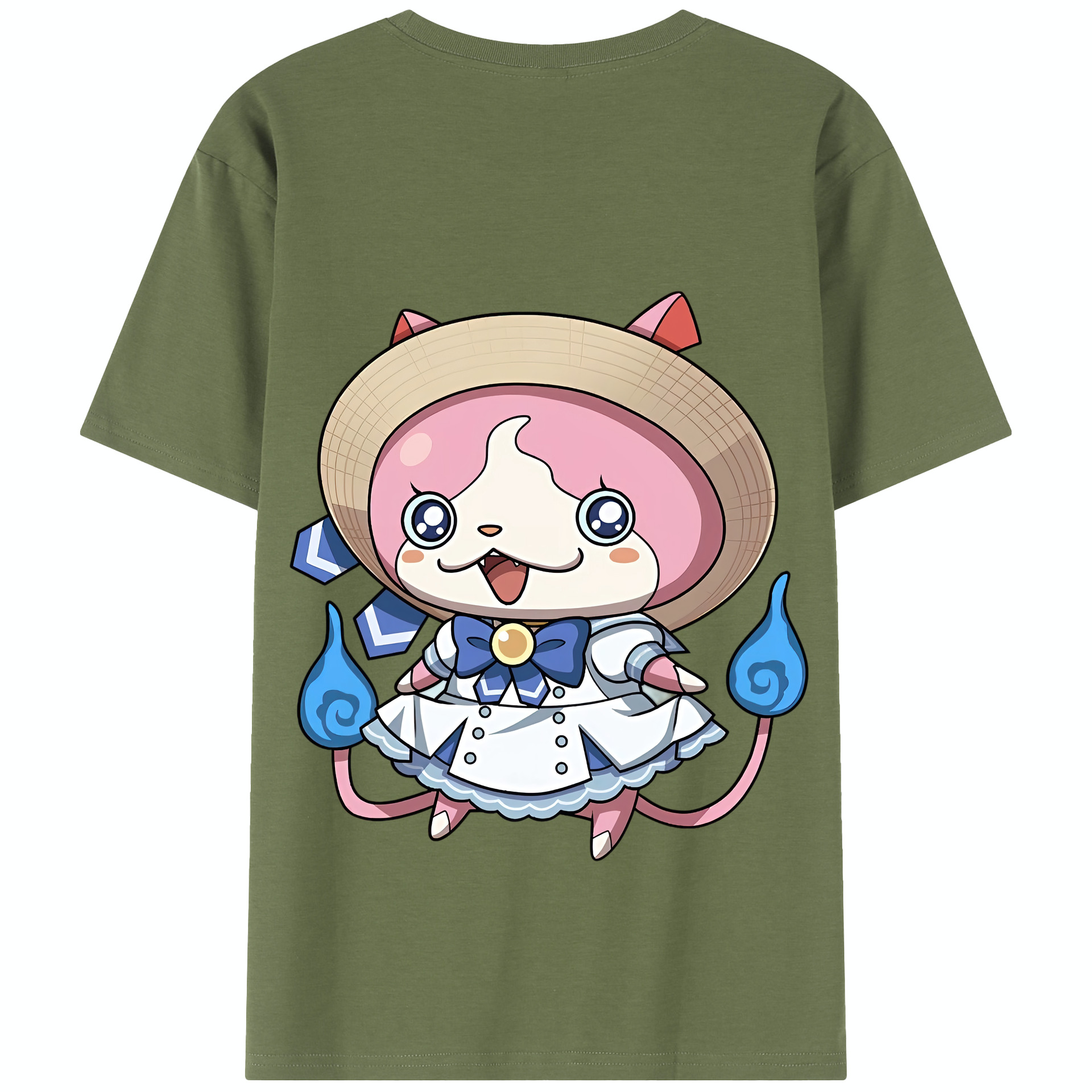 （画像用） 妖怪ウォッチ Yo-kai Watch 綿100％半袖Tシャツ（背面プリント）